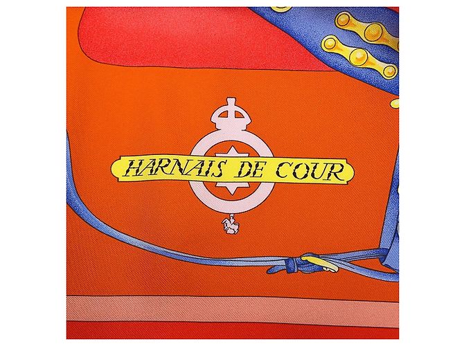 Hermès Hermes Stole Carre 90 Harnais De Cour 2017 Twilly - Ansicht 6