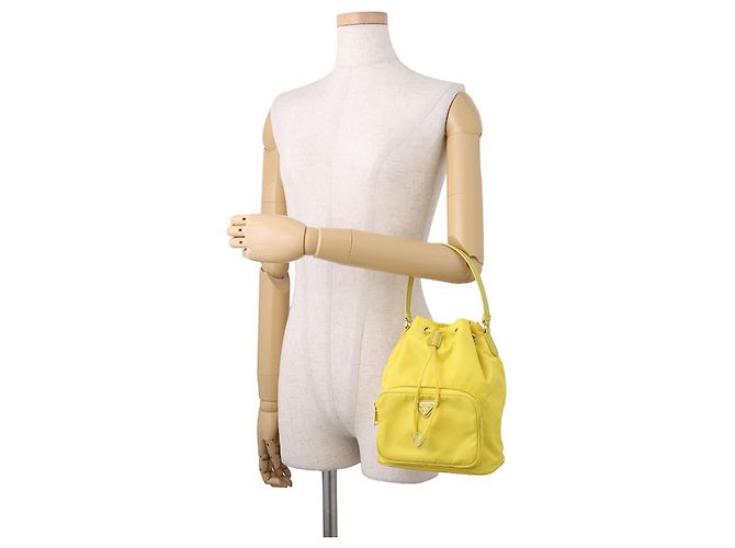 Borsa secchiello Prada Re-Nylon Duet - vista 4