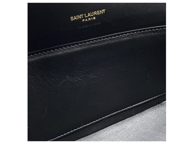Autre Marque Borsa a spalla Saint Laurent in pelle nera - vista 9
