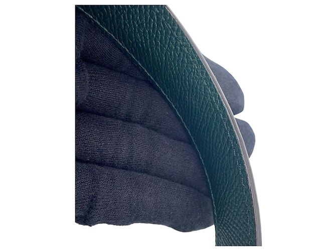 Céline Celine Borsa a mano Belt Bag Micro in pelle Verde - vista 15
