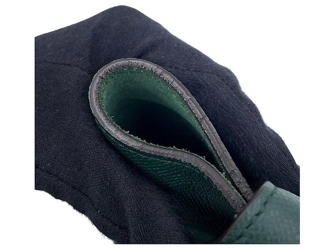 Céline Celine Borsa a mano Belt Bag Micro in pelle Verde - vista 9