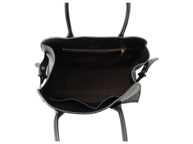 Tote Prada Shopper aus schwarzem Leder - Ansicht 5