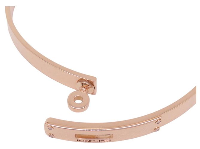 Hermès Bracciale Hermes Kelly PM in oro rosa 18K - vista 4