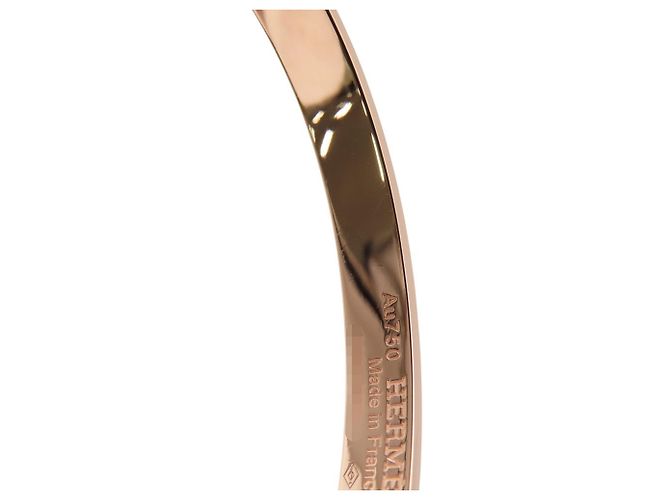 Hermès Bracciale Hermes Kelly PM in oro rosa 18K - vista 8