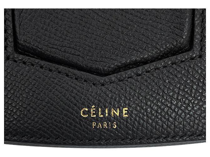 Céline Borsa a spalla piccola Trotter in pelle Celine - vista 16