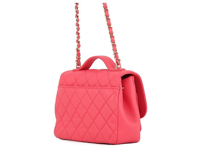 Borsa Chanel Matelassé in rosa - vista 2