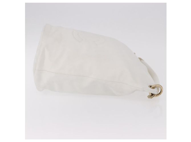 Chanel Vintage CC Handle Bucket Leather Large - vista 3