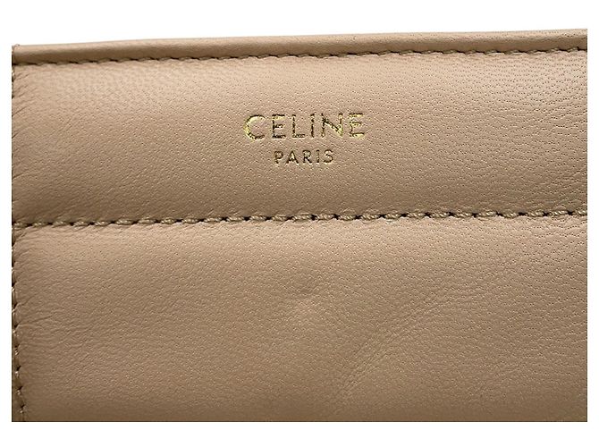 Céline Borsa a tracolla con catena Celine in pelle di capra monocromatica - vista 15