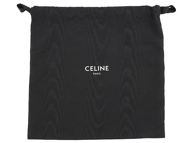Céline Borsa a tracolla con catena Celine in pelle di capra monocromatica - vista 17