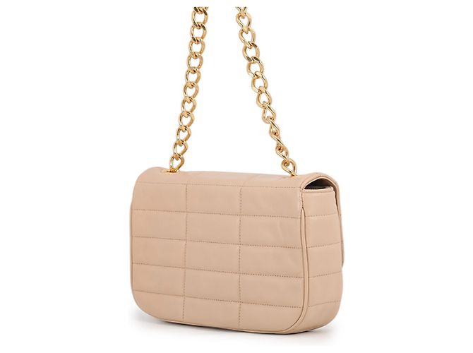 Céline Borsa a tracolla con catena Celine in pelle di capra monocromatica - vista 2