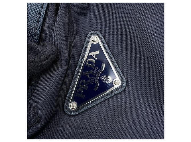 Prada Boston Bag Triangle Nylon Leather - Ansicht 12