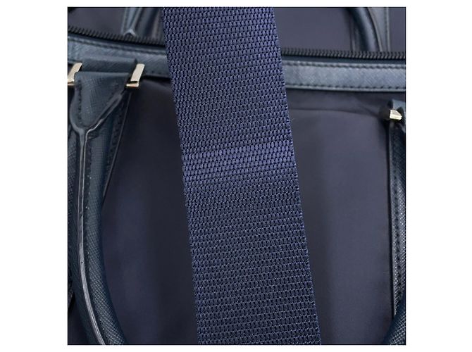 Prada Boston Bag Triangle Nylon Leather - Ansicht 14