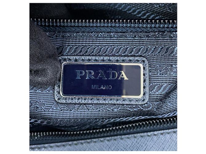 Prada Boston Bag Triangle Nylon Leather - Ansicht 15