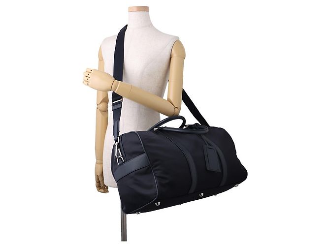 Prada Boston Bag Triangle Nylon Leather - Ansicht 5