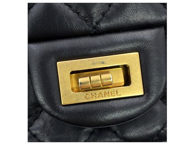 Borsa a tracolla con catena Chanel 2.55 Matelassé - vista 14