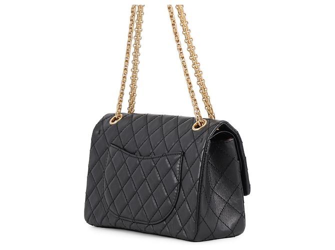 Borsa a tracolla con catena Chanel 2.55 Matelassé - vista 2