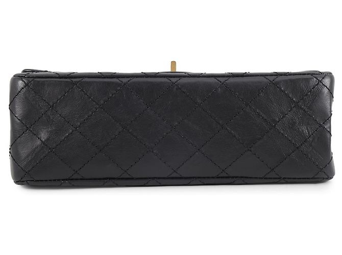 Borsa a tracolla con catena Chanel 2.55 Matelassé - vista 3