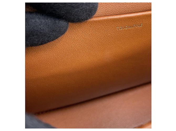 Céline Celine Triomphe Schultertasche mit Kette - Ansicht 10