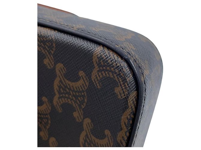 Céline Celine Triomphe Schultertasche mit Kette - Ansicht 6