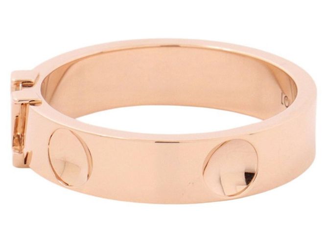 Anello Band Empreinte Louis Vuitton in oro rosa 18K - vista 2