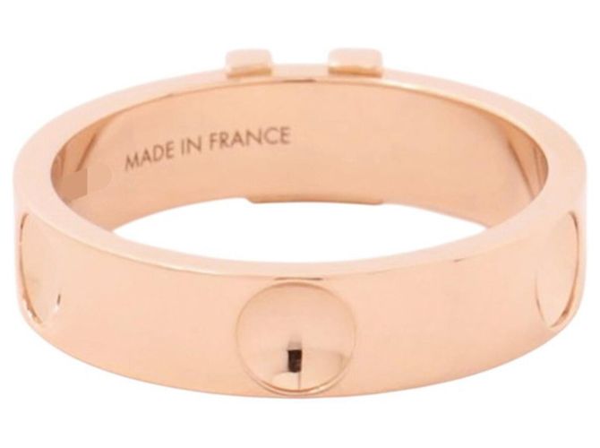 Anello Band Empreinte Louis Vuitton in oro rosa 18K - vista 3