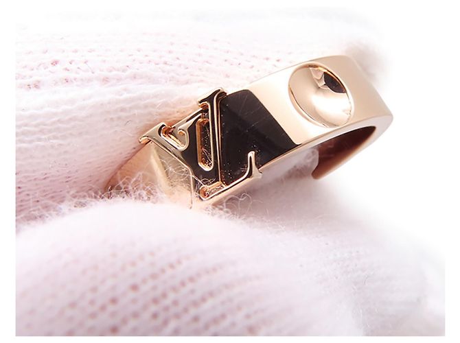 Anello Band Empreinte Louis Vuitton in oro rosa 18K - vista 6