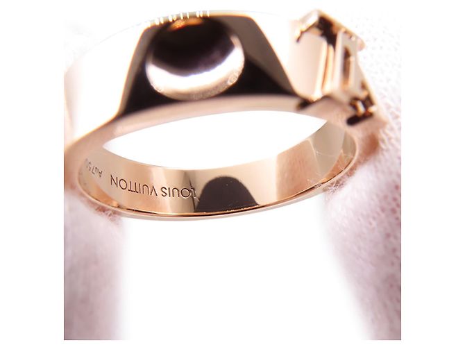 Anello Band Empreinte Louis Vuitton in oro rosa 18K - vista 9