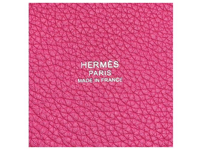 Hermès Borsa Hermes Picotin Lock MM in Rose Shocking - vista 18