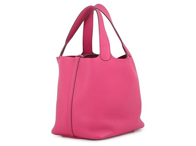 Hermès Borsa Hermes Picotin Lock MM in Rose Shocking - vista 2