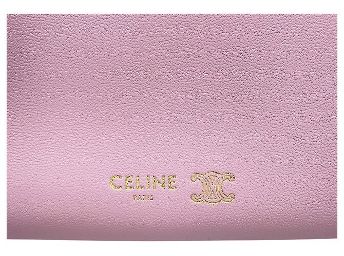 Céline Borsa a spalla Celine Trio Flap in pelle di agnello - vista 13