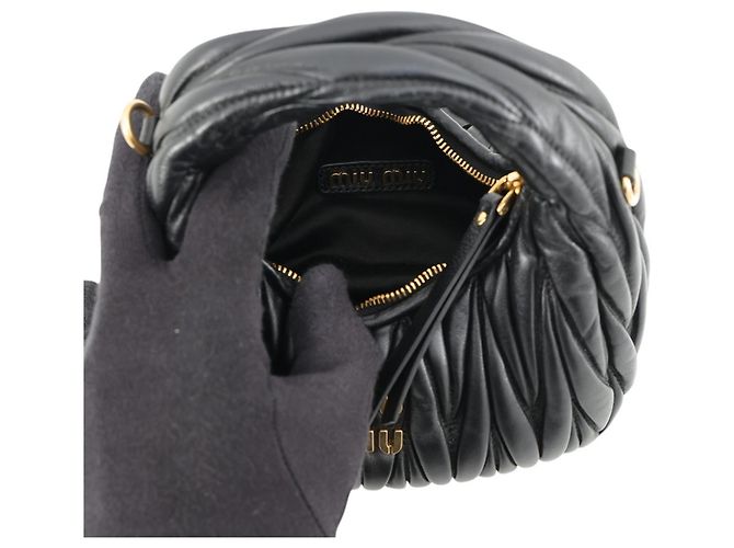 Borsa Hobo Mini Miu Miu Wonder Matelassé - vista 6