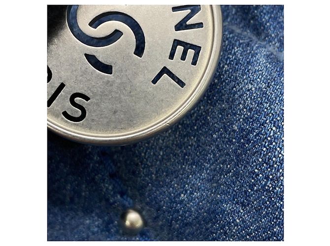 Borsa Chanel 22 Mini in denim - vista 12