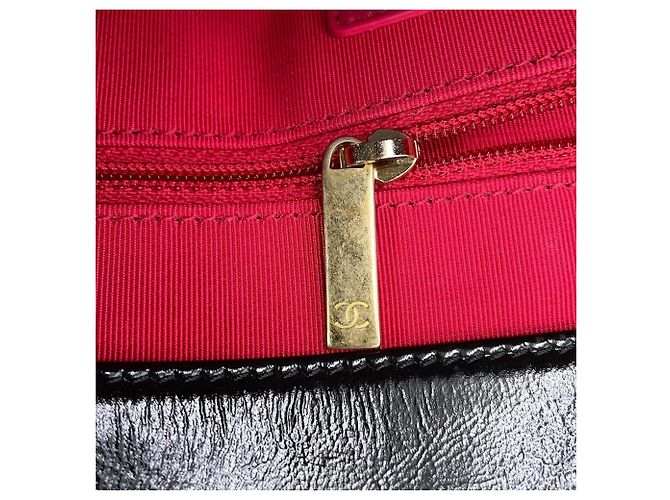 Borsa Tote Chanel Black Matelassé con catena - vista 13