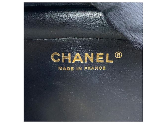 Borsa piccola Chanel in denim e pelle - vista 14