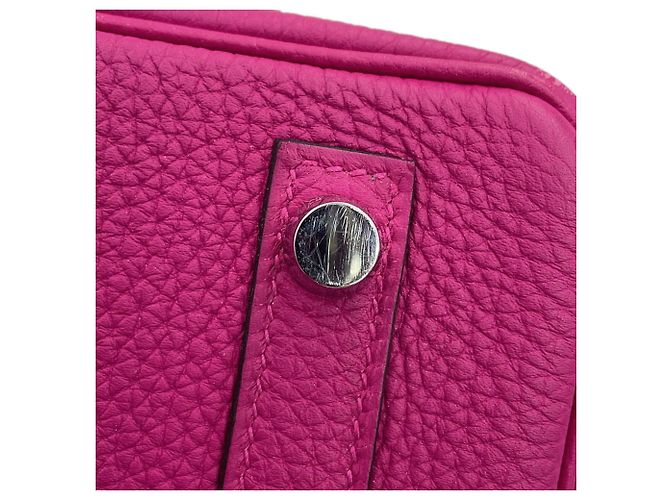 Hermès Borsa Hermes Birkin 25 in Rose Purple - vista 14