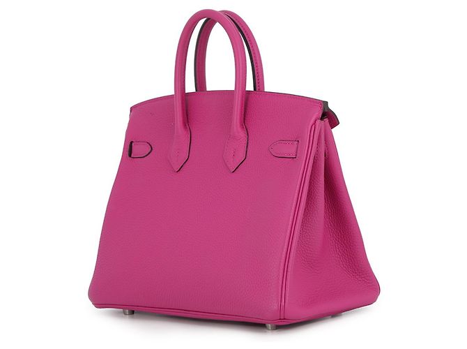 Hermès Borsa Hermes Birkin 25 in Rose Purple - vista 2