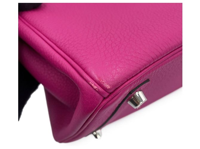 Hermès Borsa Hermes Birkin 25 in Rose Purple - vista 6
