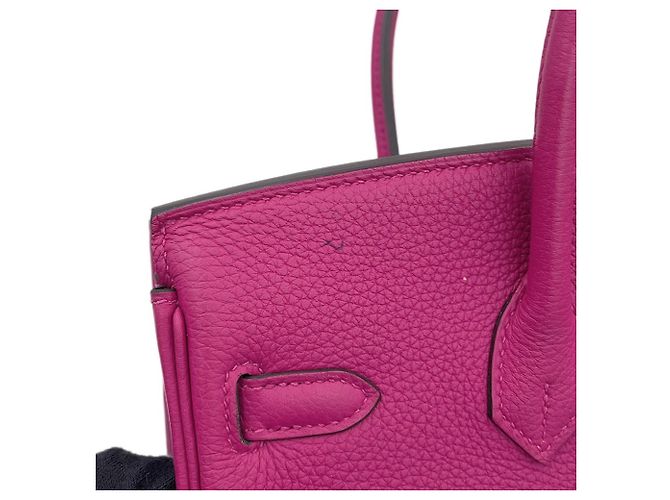 Hermès Borsa Hermes Birkin 25 in Rose Purple - vista 7