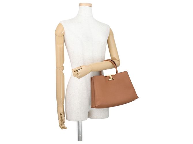 Borsa Tod's T Timeless in pelle - vista 4