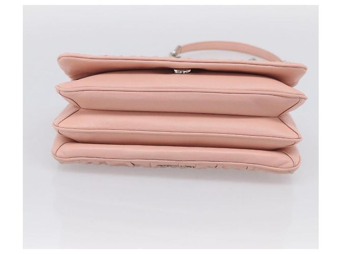 PRADA Chain Shoulder Bag Leather Pink Silver Auth 210425V - Jerrillo - vista 9