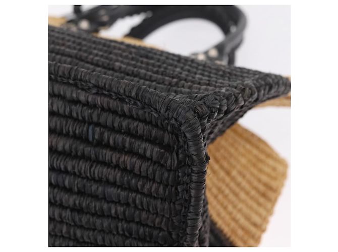Balenciaga Hand Bag Raffia Beige Silver 339560 Auth 210621M - Jerrillo - vista 15