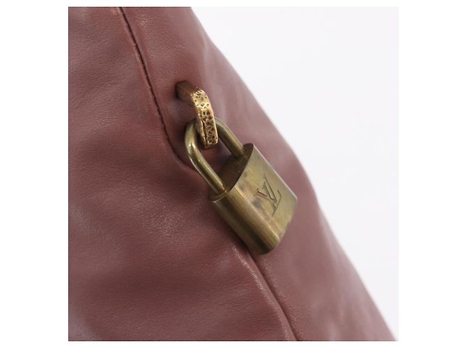 LOUIS VUITTON Lockit Chain Hand Bag Leather Rose M94358 LV Auth 209710V - Jerrillo - vista 19
