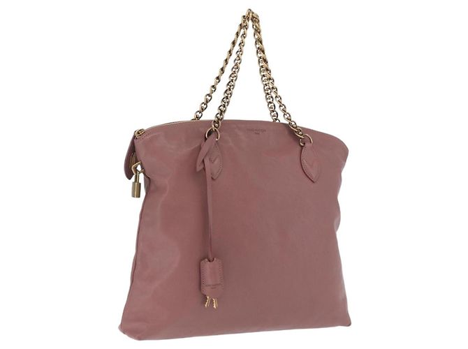 LOUIS VUITTON Lockit Chain Hand Bag Leather Rose M94358 LV Auth 209710V - Jerrillo - vista 2
