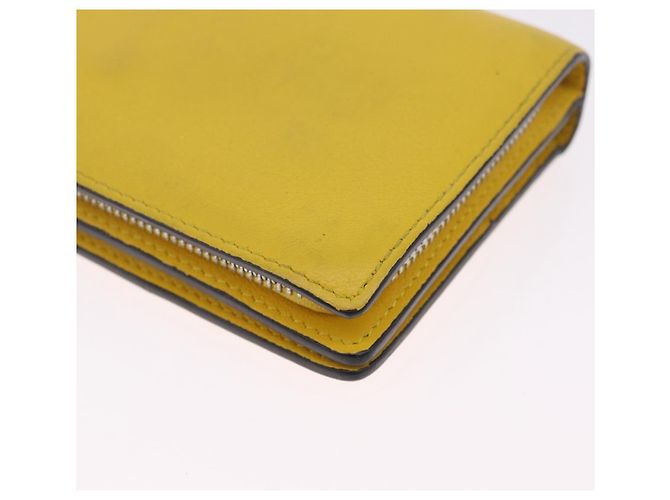 LOEWE x Studio Ghibli Medium Totoro Wallet Leather Yellow Silver Auth 212706M - Jerrillo - vista 15