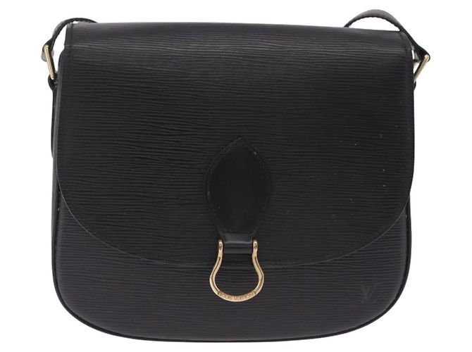 Saint-Cloud LOUIS VUITTON Epi Saint Cloud GM Shoulder Bag Black M52192 LV Auth BA16825A - Jerrillo - vista 13