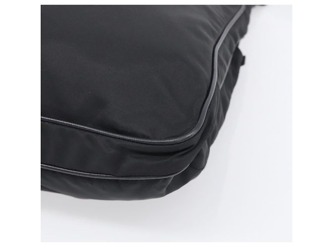 PRADA Shoulder Bag Nylon Black Silver Auth ka6912 - Jerrillo - vista 15