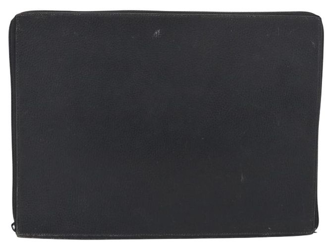 Hermès HERMES Clutch Bag Leather Black Auth ti4044 - Jerrillo - vista 13