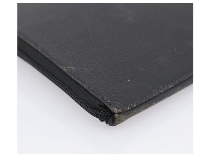 Hermès HERMES Clutch Bag Leather Black Auth ti4044 - Jerrillo - vista 16