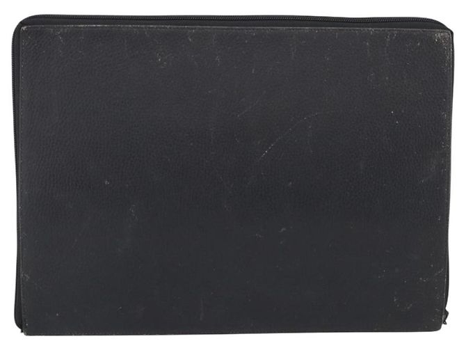 Hermès HERMES Clutch Bag Leather Black Auth ti4044 - Jerrillo - vista 2