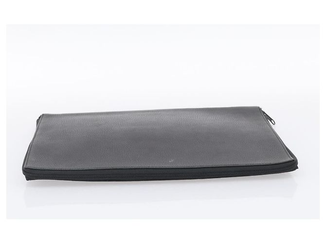 Hermès HERMES Clutch Bag Leather Black Auth ti4044 - Jerrillo - vista 5